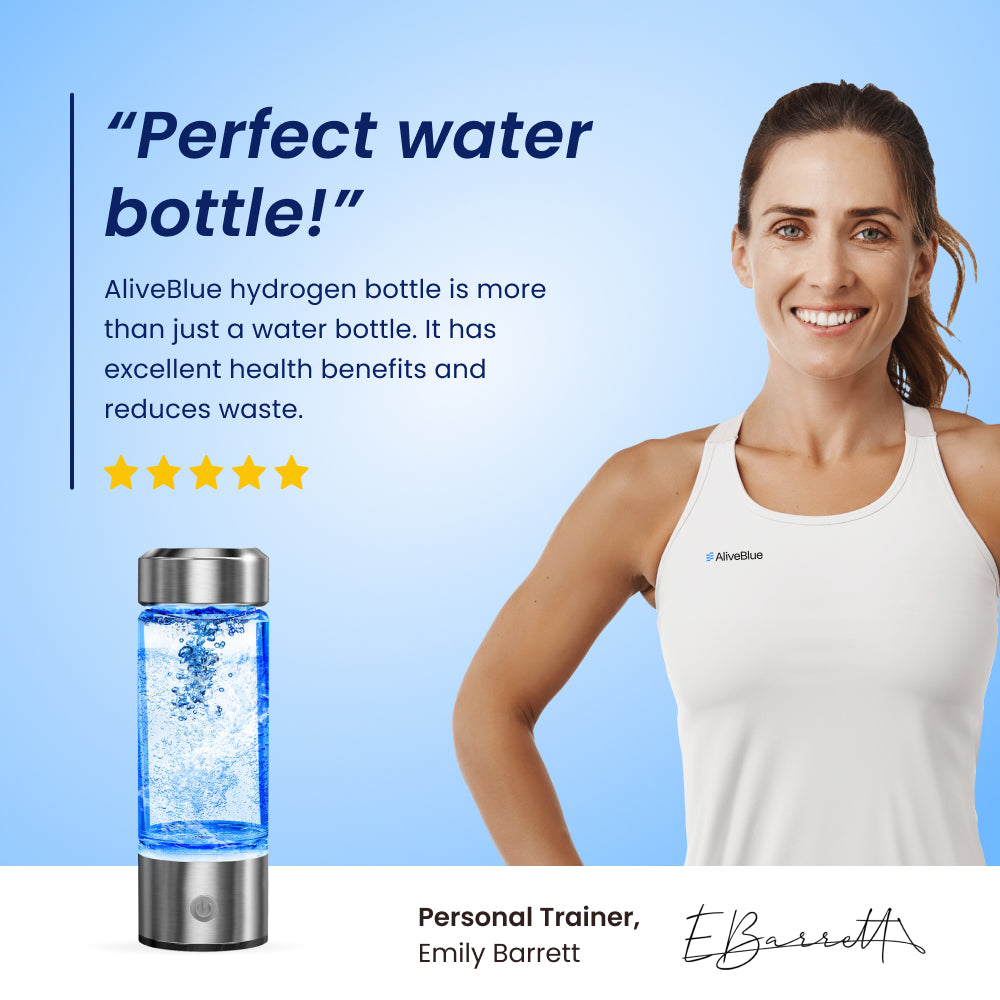 Hydrogen Water Generator Alkaline Maker Portable Water Ionizer Bottle